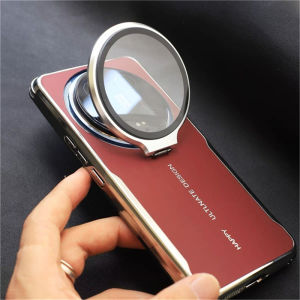 Case For Vivo X200 Ultra X200 Pro Mini X300 Pro X100 5G Lens Bracket Protect Shell Electroplating Soft Edge Plain Leather Cover