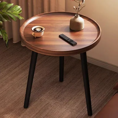 【40*40】Sofa Side Table Round Coffee Table Bedside Table Nightstand Small Table