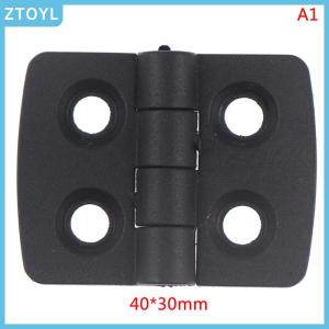ZTOYL 1PCS Small Hinges Black Mini Plastic Door Bearing Butt Cabinet ABS Hinge