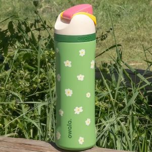 ready stock Original Owala FreeSip 24oz / 32oz Darling Daisy Stainless Steel Water Bottle Insulated Leak Proof BPA-Free