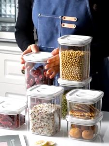 Airtight Food Storage Container Plastic Sealed Jar for Candy Cookies Flour & More COD