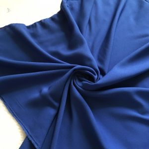 Vải Lụa Xanh Dương Mỏng Co Giãn 2 Chiều Khổ 1m5 - Chất Mỏng Rũ Mềm Mát - Làm Lót Váy Đầm Áo Kiểu
