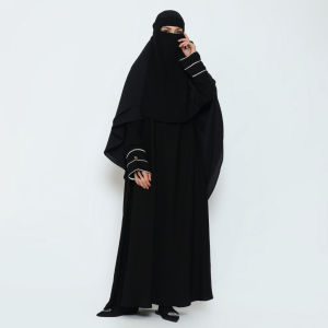 Allev Gamis Wanita Afrin Dress - Hitam