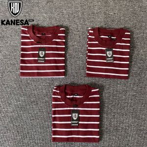 (Bundel) BUY 1 Get 3 kaos strip anak bahan premium KANESA Fashion kaos salur bahan cvc 24s