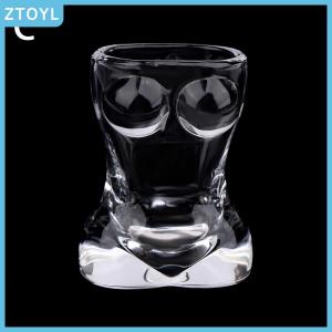ZTOYL 1PC New Unique Beer Cup Funny Men Women Body Shaped Transparent Wine Glass Bar Drinkware Cocktail Mug Coffee Juice Teacup