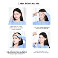 100PCS Masker Wajah Plastik PE Flm Plastic Mask Wrap Serum Wraping. 