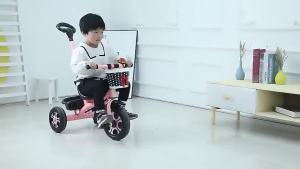 Children’s Bike for Kids Lightweight Tricycle Adjustable Stroller Pedal Car for Boys Girls
