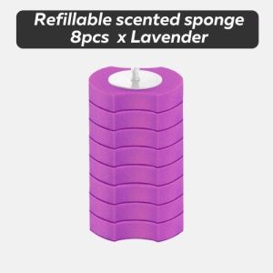 Toilet Bowl Brush Disposable Sponge Replacement Head Household Bathroom Cleaning Tool Long Handle Set Scrubber