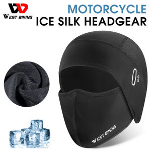 【Local Delivery】WEST BIKING Cycling Full Face Mask Windproof Balaclava Cap MTB Road Bike Motorcycle Helmet Inner Liner Summer Running Climbing Hat