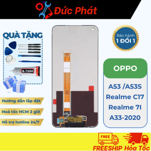 Màn Hình THAY THẾ OPPO A53 /A53S / Realme C17 / Realme 7I / A33-2020 (Tặng keo dán bộ sửa)