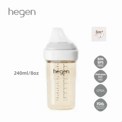 Hegen PCTO Feeding Bottle Wide Neck PPSU 5oz/150ml 8oz/240ml 11oz/330ml Baby Bottle And Anti-colic Teat