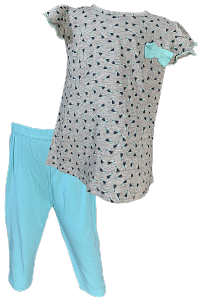 SET BAJU LEGGINGS BUDAK PEREMPUAN SIZE 1-3 TAHUN 100% COTTON GIRLS CLOTHING SETS SET T-SHIRT DAN SELUAR BUDAK PEREMPUAN