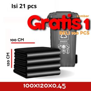 HD Plastik Sampah | Uk.(0.03/0.45 )40 x 60 | 50 x 75 | 60 x 100 | 80 x 100 | 90 x 120 | 100 x 120 | (1Pack) Plastik Packing Besar Grabage Bag Trash Bag Teba Anti Sobek| Kantong Sampah Hitam |Termurah Pabrik Grosir