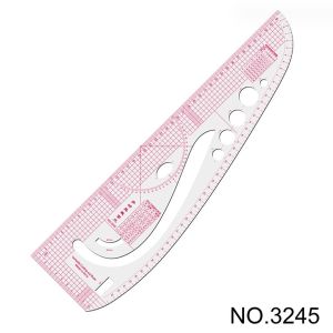 ไม้บรรทัดโค้ง ยาว 45 ซม. ไม้บรรทัดสร้างแบบเสื้อ สร้างแพทเทิร์น