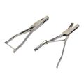 U/V Shaped Pig Ear Notcher Ear Tong Stainless Steel Clamp Ear Punch Pliers for Pig Goat Cattle. 