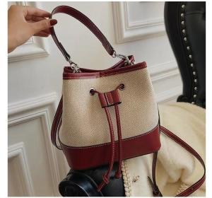 Tas Selempang Wanita Import Tas Bahu Wanita Tas Serut Wanita Bahan Canvas Tas Wanita Kanvas 201574 0157