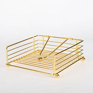 Square Tissue Holder Table Napkin Holder Nordic Creative Napkin Stand Hotel Tissue Holder