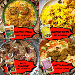 Beras Basmati 200 gr + Paket Lengkap Nasi Kebuli Biryani Kabsah Mandhi Shawarma Bukhori Abu Sulaiman
