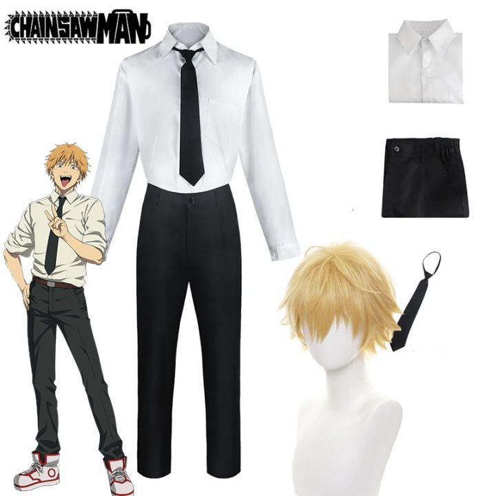 Denji Cosplay Costume Anime Chainsaw Man Denji Cosplay Costumes Wig ...