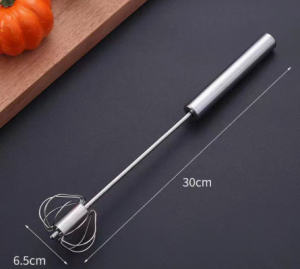 Hand Egg Beater Pressure Semi-automatic Stainless Steel Self Turning Cream Utensils Whisk Manual Mixer