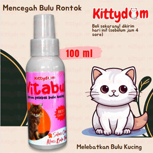 KITTYDOM Obat VITABUL Serum Pelebat Bulu Kucing Anjing Kelinci Hamster Marmut Cat Kitten Anabul Vitamin Penumbuh Bulu Kucing