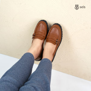 SEIS Warda Sepatu Docmart Wanita / Loafers Wanita