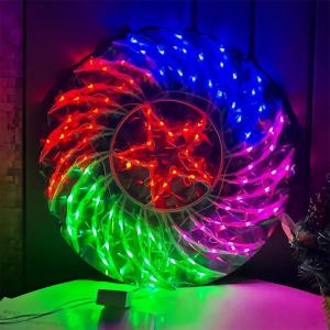 2025 NEW LED Light Parol Seven Star Eye-Dazzling Christmas Lantern Flower Design Fairy Lights