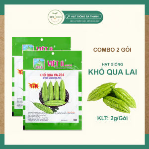 [EcoSeeds] Combo 2 Gói Hạt Giống Khổ Qua F1 (Mướp Đắng Khổ Qua Lai) - Kháng Bệnh Tốt - Gói 2g