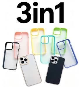 3in1 Luxury anti-fall Phone case for redmi A3 X3 A1 A2 PLUS 10 10C 12C 14C POCO C40 C55 X6 PRO NOTE 8 PRO 9 PRO 10 PRO 4G 13 PRO 4G