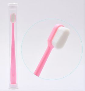 Bayar Di Tempat - H5715 Sikat Gigi Japan Nano Tech Bulu Micro Extra Soft / Sikat Gigi + Wadah