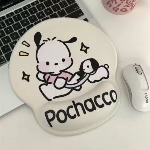 Sanrio Hello Kitty Cartoon Wrist Mouse Pad Cute Kuromi My Melody Cinnamoroll Wrist Mouse Pad Creative Office Desk Anti-slip Mouse Pad
