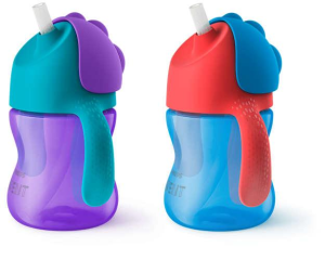 Philips Avent ฟิลิปส์ เอเวนท์ ถ้วยหัดดื่มแบบหลอดขนาด 200 มล. สำหรับเด็ก 9 เดือนขึ้นไป รุ่น SCF796/00