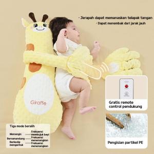 COD 2 IN 1 Bantal Penenang Bayi Tepuk Plam Penenang - Atasi Susah Tidur dengan Remote control White Noise