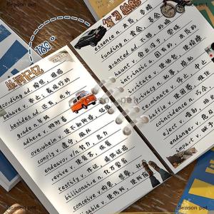 [COD] Season pet สมุดโน้ต A7ใบหลวม80แผ่นสมุดเรียงแบบอเมริกันเครื่องเขียนเกาหลีเครื่องใช้สำนักงาน