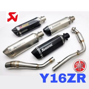 Yamaha Y16 Accessories Tabung Coolant Cover Stainless Manifold Exhaust Y16ZR Arkapovic Muffler Long Arka Carbon Motor