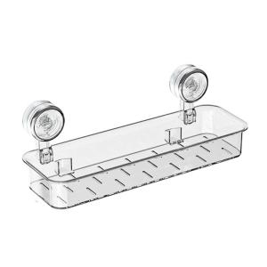 ชั้นวางของที่จัดเก็บแบบตัวดูดอเนกประสงค์สำหรับกระเบื้องกระจกผนังห้องการจัดห้องครัวห้องน้ำชั้นรูระบายน้ำ