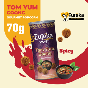 Eureka Tom Yum Goong Popcorn 70g Can