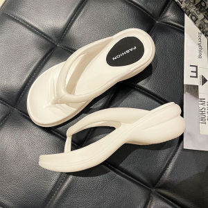 Wulove ใหม่ล่าสุด รองเท้าแตะแบบสวม หูหนีบเสริมความสูงที่ส้นทรงสวยๆ ดีไซซ์สุดปัง🌈 รองเท้าแตะแฟชั่นผู้หญิง พื้นนิ่ม ใส่สบายเท้า