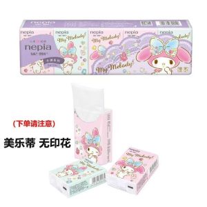 Handkerchief kitty Melody Sanrio Cinnamon Dog Cartoon Napkin Small Bag Tissue Portable Portable