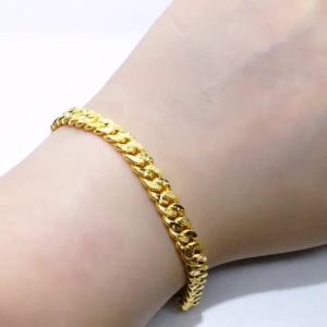 Rantai Tangan Lipan Pasir Kosong 10g Ke Bawah Emas 916 Yon Hing