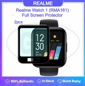 [2pcs] Realme Watch 1 / Realme Watch RMA161 3D Full Cover Screen Protector - Full Screen