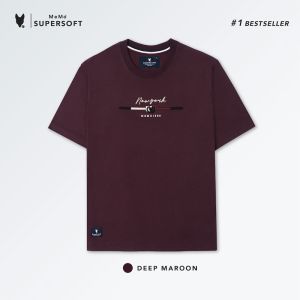 AEIOU เสื้อยืด Memo Supersoft Premium ลายปักใหญ่ รุ่น Flagbar V.2 สินค้าลิขสิทธิ์แท้