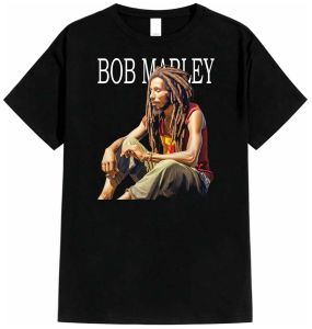 T-Shirt Kaos Distro Musik Band BOB MARLEY Bahan 24s