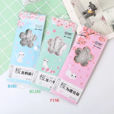 Penggaris Busur Pengaris Segitiga Set Ruler Dalam Dompet/Pouch ST0054