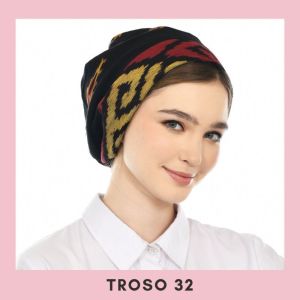 Turban hijab beanie topi kemo- Troso 32