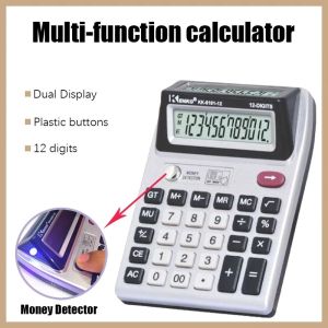 12 DIGIT Dual Display Electronic Calculator with Money Detector for Store Scientific And Student Use