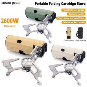 Mount peak Camping Folding Stove Portable Windproof Multifunctional Outdoor Picnic Cooking Cassette Gas Burner
