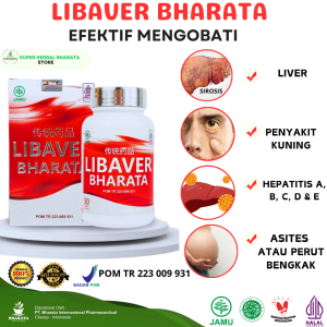 LIBAVER BHARATA OBAT HERBAL LIVER - HEPATITIS - PENYAKIT KUNING - SIROSIS HATI - ASITES TERBAIK 100% AMPUH DAN BERKHASIAT