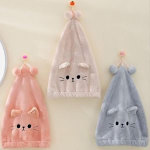 Mũ Trùm Tóc Tai Mèo Siêu Thấm Microfiber – Khăn Gội Đầu Nhanh Khô Cao Cấp Êm Ái Giữ Tóc Gọn Gàng