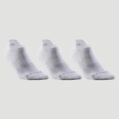 Decathlon Artengo Low Tennis Socks RS 100 Tri-Pack - White